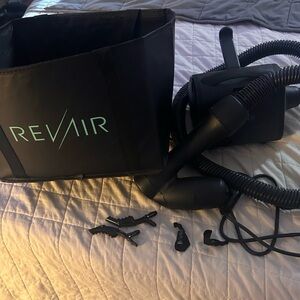 RevAir Black Hair Dryer with Accessories